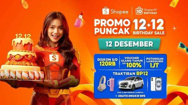 10 Tahun Shopee, Meriah Seharian dengan Penawaran Spesial di Puncak 12.12 Birthday Sale 10 Tahun Shopee, Meriah Seharian dengan Penawaran Spesial di Puncak 12.12 Birthday Sale