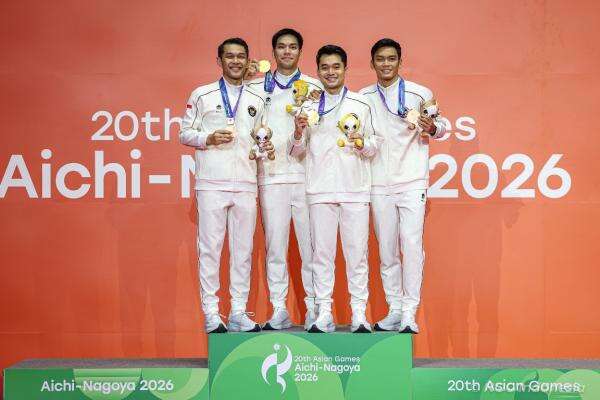 Klasemen Sementara Perolehan Medali Asian Games 2026, Selasa 29 September Pukul 21.00 WIB: Raih 3 Emas, Indonesia Posisi 15 Klasemen Sementara Perolehan Medali Asian Games 2026, Selasa 29 September Pukul 21.00 WIB: Raih 3 Emas, Indonesia Posisi 15
