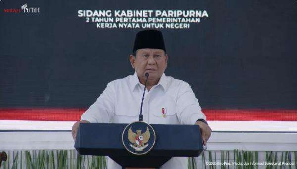 Prabowo Pimpin Sidang Kabinet 2 Tahun Pemerintahan, Singgung Perang hingga Persaingan Kekuatan Besar Prabowo Pimpin Sidang Kabinet 2 Tahun Pemerintahan, Singgung Perang hingga Persaingan Kekuatan Besar