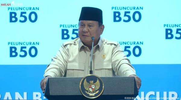 Prabowo Siap Beri Tanda Kehormatan ke Orang Berjasa Wujudkan B50 Prabowo Siap Beri Tanda Kehormatan ke Orang Berjasa Wujudkan B50