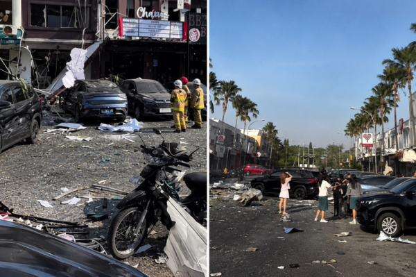 Ledakan di Pakuwon City San Antonio Surabaya Rusak Puluhan Ruko, 5 Orang Dilarikan ke RS Ledakan di Pakuwon City San Antonio Surabaya Rusak Puluhan Ruko, 5 Orang Dilarikan ke RS