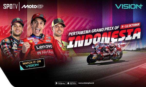 Jadwal MotoGP Indonesia 2026, Saksikan Balap Mandalika di VISION+ Jadwal MotoGP Indonesia 2026, Saksikan Balap Mandalika di VISION+