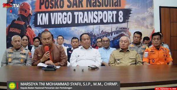 Kendala Cuaca, Basarnas Batal Turunkan Penyelam dalam Pencarian Korban KM Virgo Hari Ini Kendala Cuaca, Basarnas Batal Turunkan Penyelam dalam Pencarian Korban KM Virgo Hari Ini