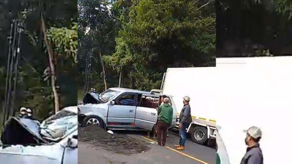Kecelakaan Beruntun di Pangandaran, Mobil Kijang Serempet 2 Motor lalu Tabrak Truk Kecelakaan Beruntun di Pangandaran, Mobil Kijang Serempet 2 Motor lalu Tabrak Truk