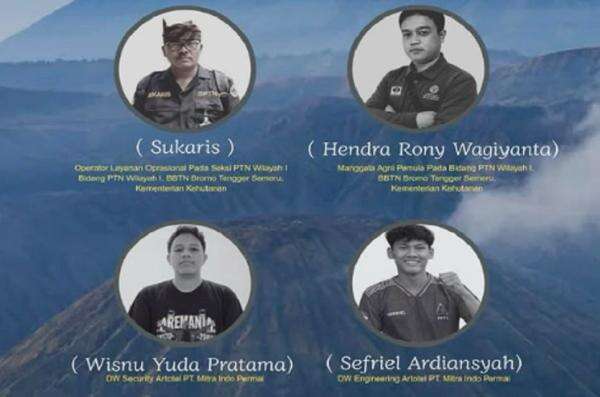 Kronologi 4 Petugas Meninggal saat Padamkan Karhutla di Bromo Kronologi 4 Petugas Meninggal saat Padamkan Karhutla di Bromo