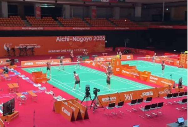 Jajal Lapangan, Tim Bulu Tangkis Indonesia Adaptasi Suasana Jelang Asian Games 2026 Jajal Lapangan, Tim Bulu Tangkis Indonesia Adaptasi Suasana Jelang Asian Games 2026