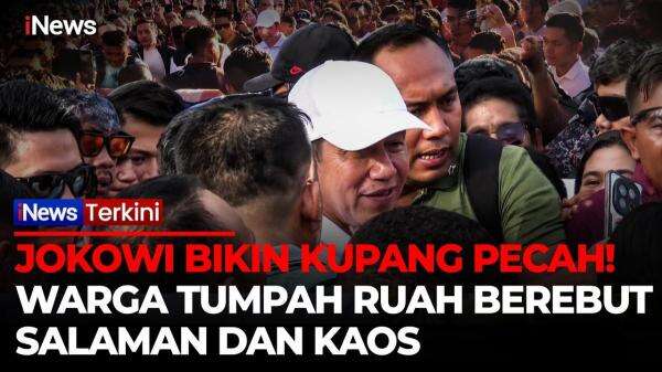 Momen Kehangatan Jokowi dan Kaesang Sapa Warga Kupang di Arena CFD Momen Kehangatan Jokowi dan Kaesang Sapa Warga Kupang di Arena CFD