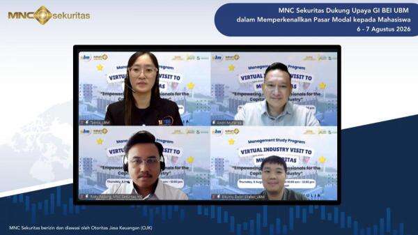 MNC Sekuritas Dukung Upaya GI BEI UBM dalam Memperkenalkan Pasar Modal kepada Mahasiswa MNC Sekuritas Dukung Upaya GI BEI UBM dalam Memperkenalkan Pasar Modal kepada Mahasiswa