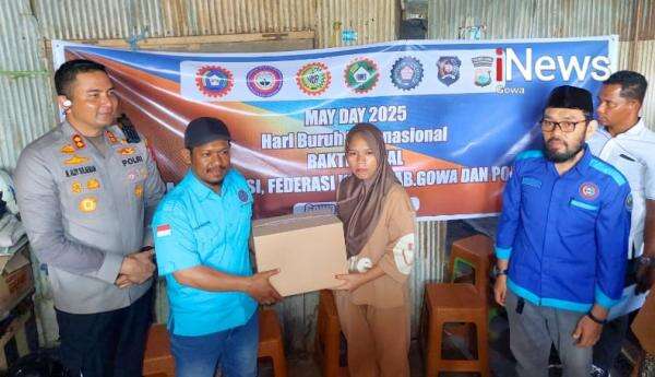 KSPSI Bersama Polres Gowa Gelar Baksos: Ubah Paradikma Unras di Hari Buruh KSPSI Bersama Polres Gowa Gelar Baksos: Ubah Paradikma Unras di Hari Buruh