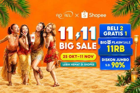 “Tap Tap Langsung Pesan!” Pesona island girl, no na x Shopee Warna Musik Segar di 11.11 Big Sale “Tap Tap Langsung Pesan!” Pesona island girl, no na x Shopee Warna Musik Segar di 11.11 Big Sale