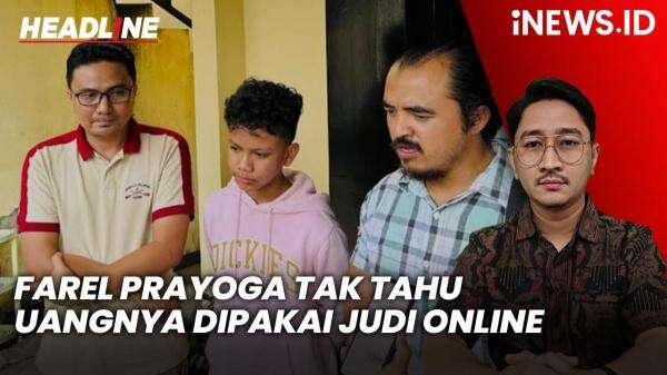 Headline iNEWS.ID: Artis Cilik Ungkap Tak Tahu Uang Manggungnya Dipakai Sang Ayah untuk Judi Online Headline iNEWS.ID: Artis Cilik Ungkap Tak Tahu Uang Manggungnya Dipakai Sang Ayah untuk Judi Online