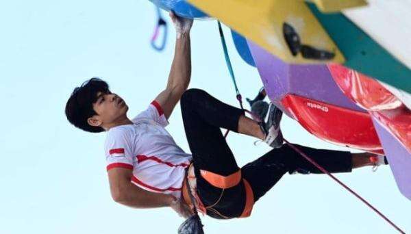 Putra Tri Ramadani Cetak Sejarah, Indonesia Rebut Emas Lead Pertama di World Climbing Series Putra Tri Ramadani Cetak Sejarah, Indonesia Rebut Emas Lead Pertama di World Climbing Series