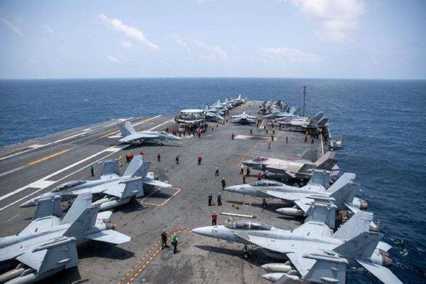 Kapal Induk Nuklir George Washington AS Sudah Tiba di Timur Tengah untuk Perang Melawan Iran Kapal Induk Nuklir George Washington AS Sudah Tiba di Timur Tengah untuk Perang Melawan Iran