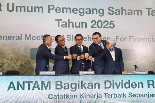 Antam (ANTM) Bagikan Dividen Rp5,04 Triliun, 70 Persen dari Laba Antam (ANTM) Bagikan Dividen Rp5,04 Triliun, 70 Persen dari Laba