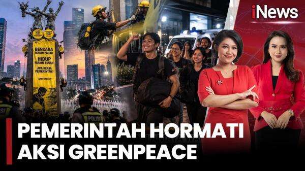 6 Aktivis Greenpeace Dipulangkan Polisi, Pemerintah Buka Suara soal Aksi di Bundaran HI 6 Aktivis Greenpeace Dipulangkan Polisi, Pemerintah Buka Suara soal Aksi di Bundaran HI