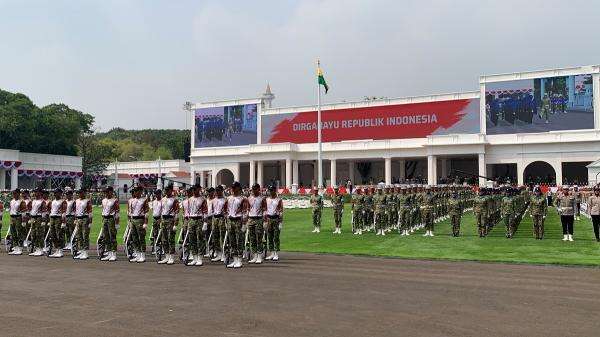 Persiapan Upacara HUT Ke-81 Kemerdekaan RI, Gladi Kotor Pertama Digelar di Istana Merdeka Persiapan Upacara HUT Ke-81 Kemerdekaan RI, Gladi Kotor Pertama Digelar di Istana Merdeka