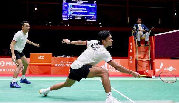 Hasil Semifinal Bulu Tangkis Asian Games 2026: Fajar/Fikri Menang, Indonesia Samakan Kedudukan 1-1 Lawan Thailand Hasil Semifinal Bulu Tangkis Asian Games 2026: Fajar/Fikri Menang, Indonesia Samakan Kedudukan 1-1 Lawan Thailand