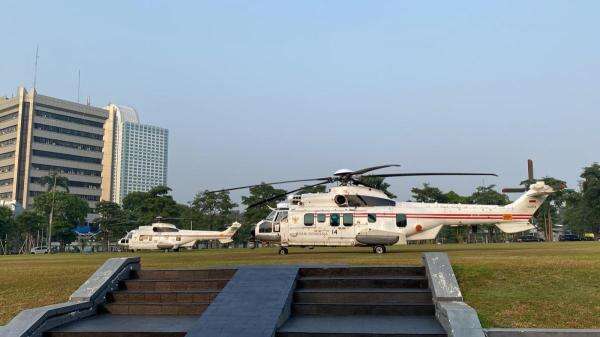Jelang Sidang Tahunan 2026, Dua Helikopter Siaga di Kompleks Parlemen Jelang Sidang Tahunan 2026, Dua Helikopter Siaga di Kompleks Parlemen