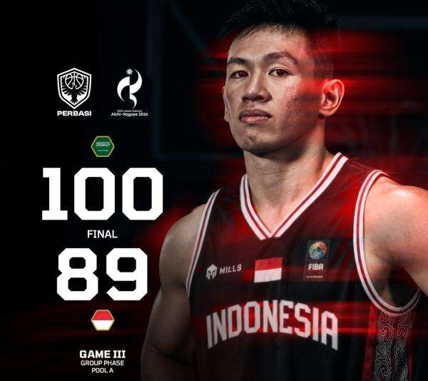 Hasil Asian Games 2026 : Timnas Basket Putra Indonesia Tersingkir Usai Kalah dari Arab Saudi Hasil Asian Games 2026 : Timnas Basket Putra Indonesia Tersingkir Usai Kalah dari Arab Saudi
