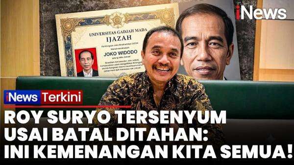 Hirup Udara Bebas, Roy Suryo Sebut Penangguhan Penahanannya Kemenangan Rakyat Indonesia Hirup Udara Bebas, Roy Suryo Sebut Penangguhan Penahanannya Kemenangan Rakyat Indonesia