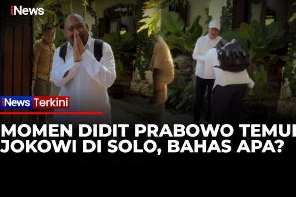 Momen Didit Prabowo Bertemu Jokowi di Solo, Cium Tangan saat Pamit Momen Didit Prabowo Bertemu Jokowi di Solo, Cium Tangan saat Pamit