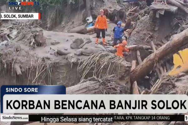 Banjir Bandang Terjang Kabupaten Solok, 2 Orang Hilang dan 4 Luka-luka Banjir Bandang Terjang Kabupaten Solok, 2 Orang Hilang dan 4 Luka-luka