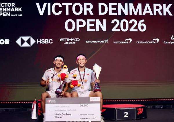 Segini Hadiah Uang yang Diraih Ganda Putra Fajar/Fikri Usai Juara Denmark Open 2026 Segini Hadiah Uang yang Diraih Ganda Putra Fajar/Fikri Usai Juara Denmark Open 2026