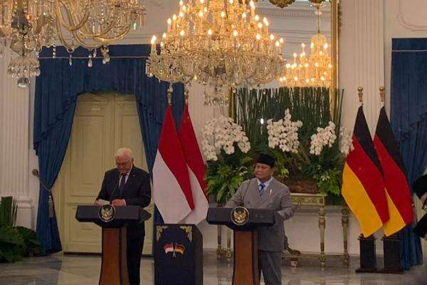 Prabowo Sebut Indonesia-Jerman Sepakat Konflik Harus Diselesaikan lewat Perundingan Prabowo Sebut Indonesia-Jerman Sepakat Konflik Harus Diselesaikan lewat Perundingan