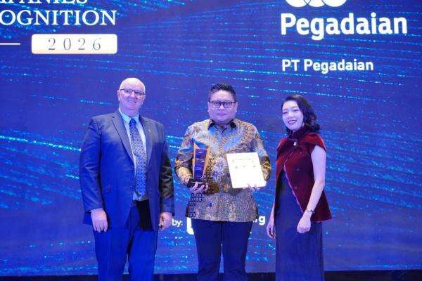 Pegadaian Raih Penghargaan Top Company in Bullion Bank Industry 2026 Pegadaian Raih Penghargaan Top Company in Bullion Bank Industry 2026