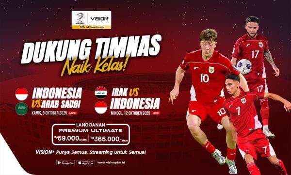 Jadwal dan Link Live Streaming Timnas Indonesia vs Arab Saudi dan Irak di Round 4 Kualifikasi Piala Dunia 2026 Jadwal dan Link Live Streaming Timnas Indonesia vs Arab Saudi dan Irak di Round 4 Kualifikasi Piala Dunia 2026