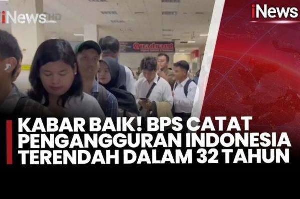 Kabar Gembira! Angka Pengangguran Turun Jadi 4,65 Persen, Terendah sejak Tahun 1994 Kabar Gembira! Angka Pengangguran Turun Jadi 4,65 Persen, Terendah sejak Tahun 1994