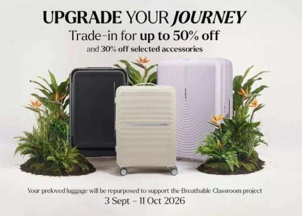 Incaran Traveler! Program Trade-In Samsonite Jadi Favorit Pemburu Promo Incaran Traveler! Program Trade-In Samsonite Jadi Favorit Pemburu Promo