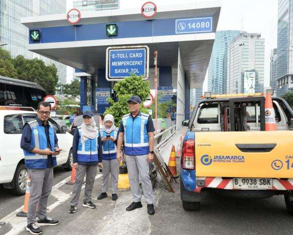 Rusak Pasca Demo Ricuh Akhir Agustus Lalu, Tujuh Gerbang Tol Dalam Kota Kembali Beroperasi Normal Rusak Pasca Demo Ricuh Akhir Agustus Lalu, Tujuh Gerbang Tol Dalam Kota Kembali Beroperasi Normal