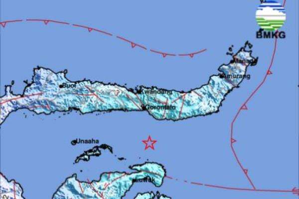 Gempa Magnitudo 5,6 Guncang Pulau Puah Sulteng, Terasa Kuat di Luwuk hingga Taliabu Gempa Magnitudo 5,6 Guncang Pulau Puah Sulteng, Terasa Kuat di Luwuk hingga Taliabu