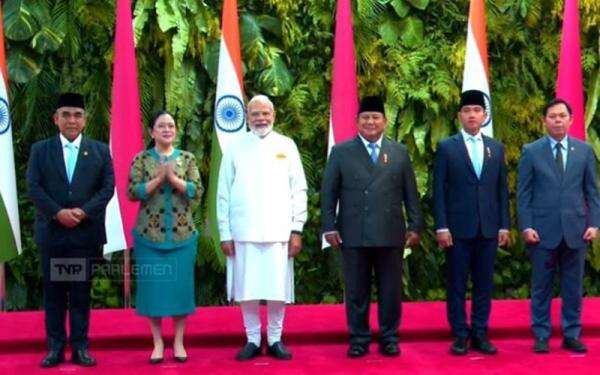 PM India Narendra Modi Kunjungi Gedung DPR RI PM India Narendra Modi Kunjungi Gedung DPR RI