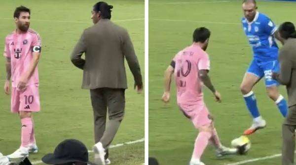 Skill Tingkat Dewa! Viral Lionel Messi Kolongin Lawan Sambil Ngobrol Skill Tingkat Dewa! Viral Lionel Messi Kolongin Lawan Sambil Ngobrol