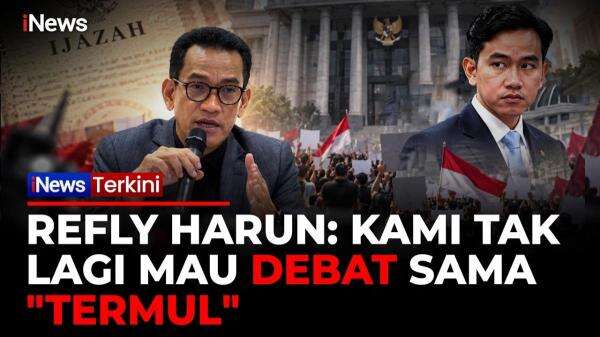 Sebut Tak Substantif, Refly Harun Enggan Buang Energi Debat dengan "Termul" Soal Ijazah Gibran Sebut Tak Substantif, Refly Harun Enggan Buang Energi Debat dengan "Termul" Soal Ijazah Gibran