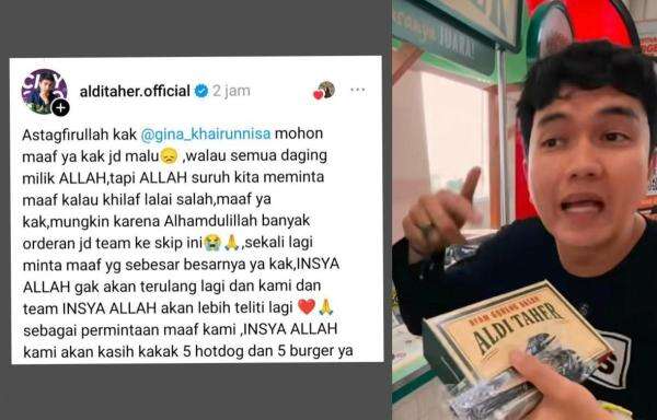 Aldi Taher Dikomplain Pelanggan Isi Burger Tanpa Daging Aldi Taher Dikomplain Pelanggan Isi Burger Tanpa Daging