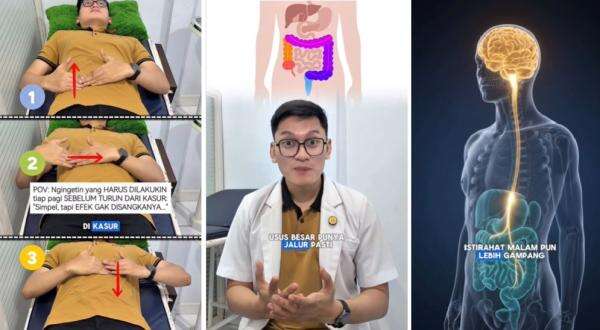 Pijat Perut 5 Menit saat Bangun Tidur, Dokter Sebut Bisa Lancarkan BAB dan Bikin Mood Lebih Baik Pijat Perut 5 Menit saat Bangun Tidur, Dokter Sebut Bisa Lancarkan BAB dan Bikin Mood Lebih Baik