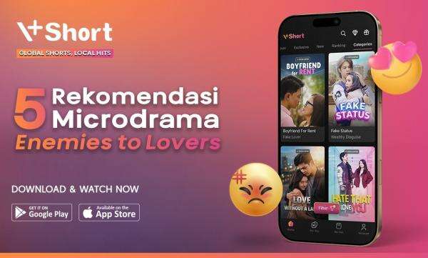 Daftar Microdrama Enemy to Lovers di V+Short, Dari Benci Jadi Cinta Daftar Microdrama Enemy to Lovers di V+Short, Dari Benci Jadi Cinta