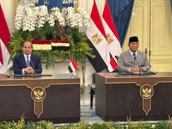 Bertemu Presiden Mesir, Prabowo Sepakat Buka Peluang Lebih Luas untuk Investasi Bertemu Presiden Mesir, Prabowo Sepakat Buka Peluang Lebih Luas untuk Investasi