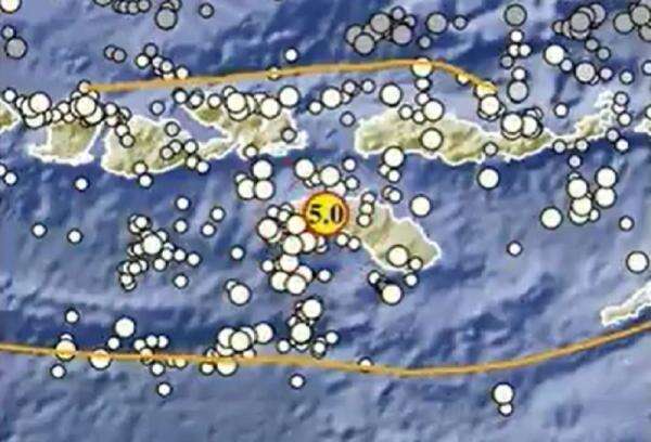 Gempa Terkini M5,0 Guncang Waikabubak NTT, BMKG: Tak Berpotensi Tsunami Gempa Terkini M5,0 Guncang Waikabubak NTT, BMKG: Tak Berpotensi Tsunami