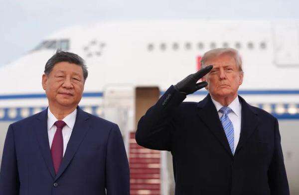 Tiba di AS, Xi Jinping Disambut Hangat Trump Tiba di AS, Xi Jinping Disambut Hangat Trump