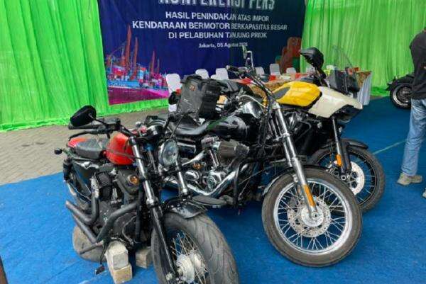 Bea Cukai Gagalkan Penyelundupan 5 Harley Davidson Bekas Asal China, Ini Penampakannya Bea Cukai Gagalkan Penyelundupan 5 Harley Davidson Bekas Asal China, Ini Penampakannya