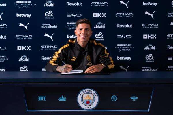 Enzo Fernandez Ungkap Alasan Gabung Man City, Siap Bantu Klub Raih Lebih Banyak Trofi Enzo Fernandez Ungkap Alasan Gabung Man City, Siap Bantu Klub Raih Lebih Banyak Trofi