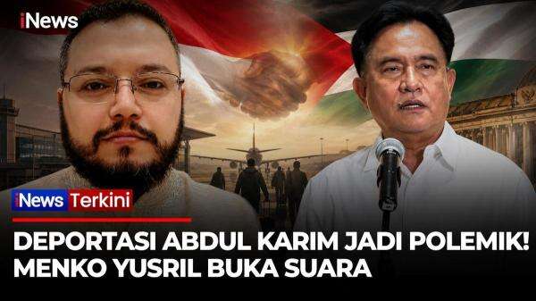 Yusril Tegaskan Deportasi Abdul Karim Tak Ganggu Hubungan Indonesia-Palestina Yusril Tegaskan Deportasi Abdul Karim Tak Ganggu Hubungan Indonesia-Palestina