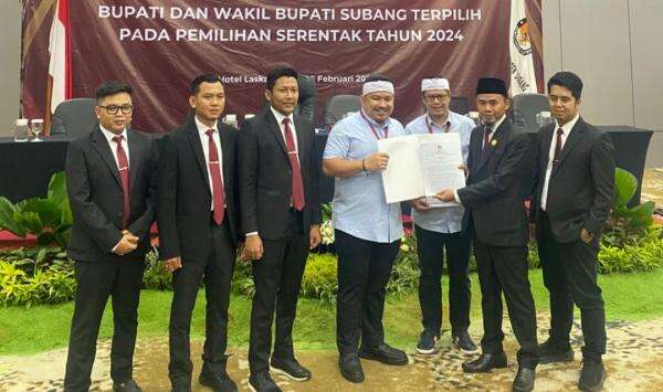 KPU Subang Tetapkan Reynaldy Putra dan Agus Masykur sebagai Bupati dan Wakil Bupati Subang 2025-2030 KPU Subang Tetapkan Reynaldy Putra dan Agus Masykur sebagai Bupati dan Wakil Bupati Subang 2025-2030