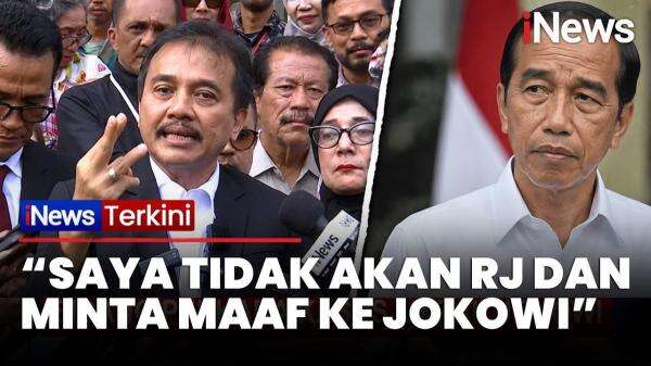 Roy Suryo Tolak Minta Maaf ke Jokowi, Tegaskan Tak Mau Restorative Justice Roy Suryo Tolak Minta Maaf ke Jokowi, Tegaskan Tak Mau Restorative Justice
