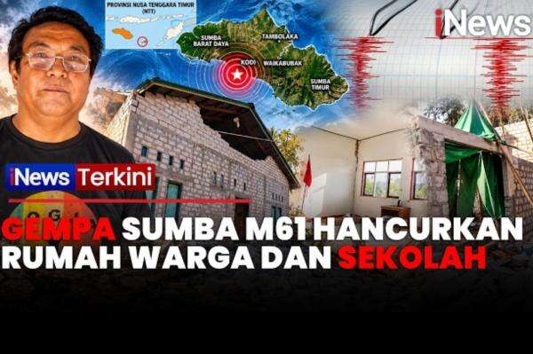 Detik-Detik Gempa Sumba M6,1, Picu Kepanikan hingga Rusak Rumah dan Sekolah Detik-Detik Gempa Sumba M6,1, Picu Kepanikan hingga Rusak Rumah dan Sekolah