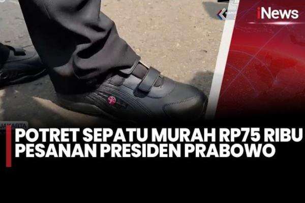 BRIN Pamerkan Sepatu Murah Rp75 Ribu Pesanan Presiden Prabowo, Ini Penampakannya BRIN Pamerkan Sepatu Murah Rp75 Ribu Pesanan Presiden Prabowo, Ini Penampakannya